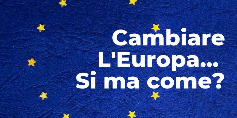 Voglio un’Italia più forte in un’Europa più aperta.